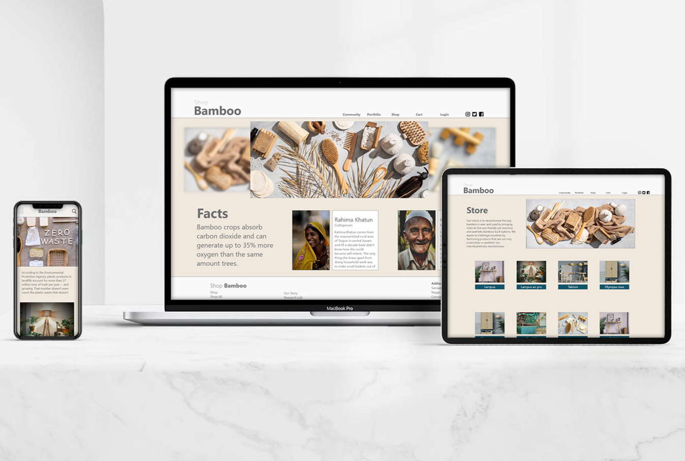 E-commerce website design