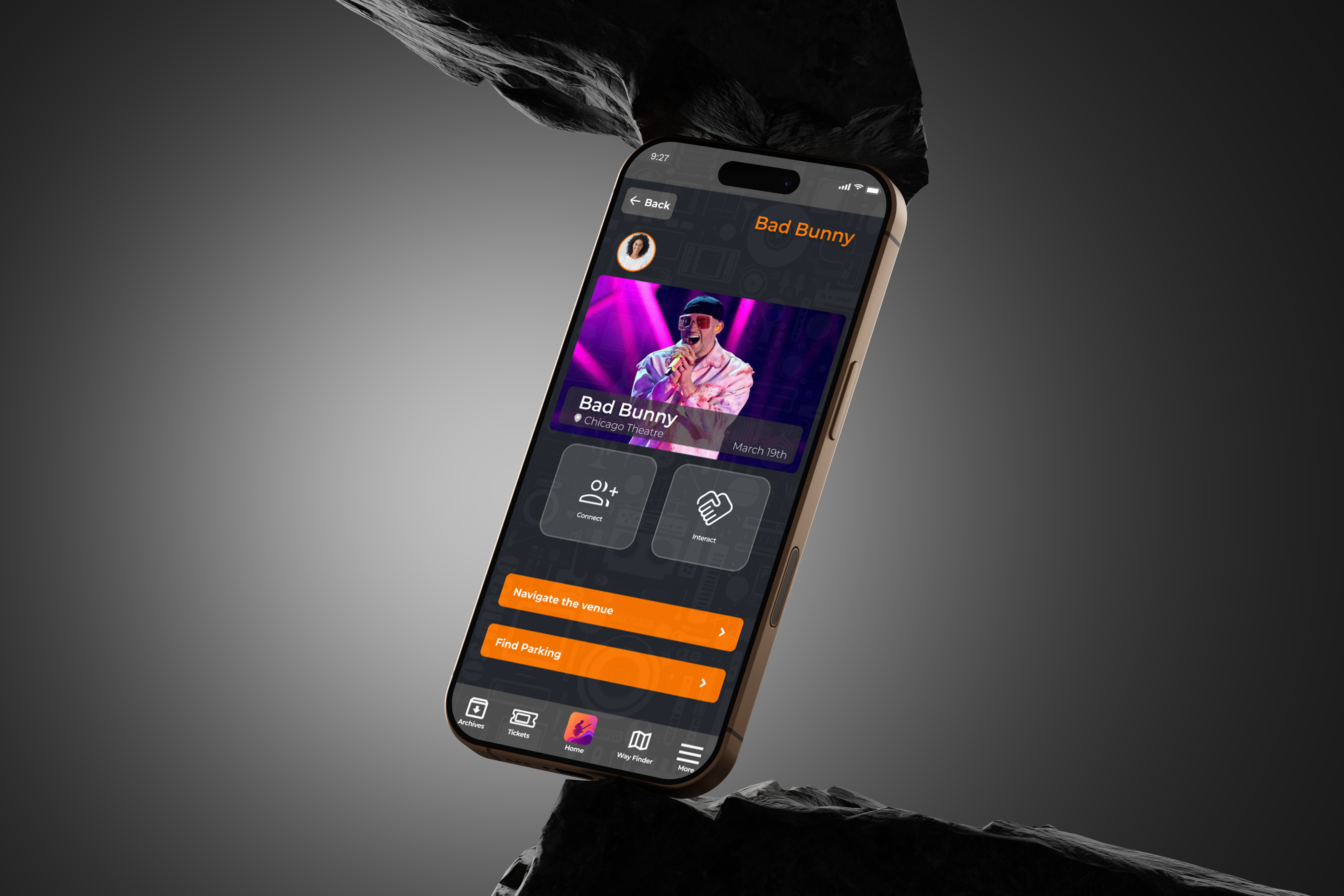 Concert Buddy mobile application